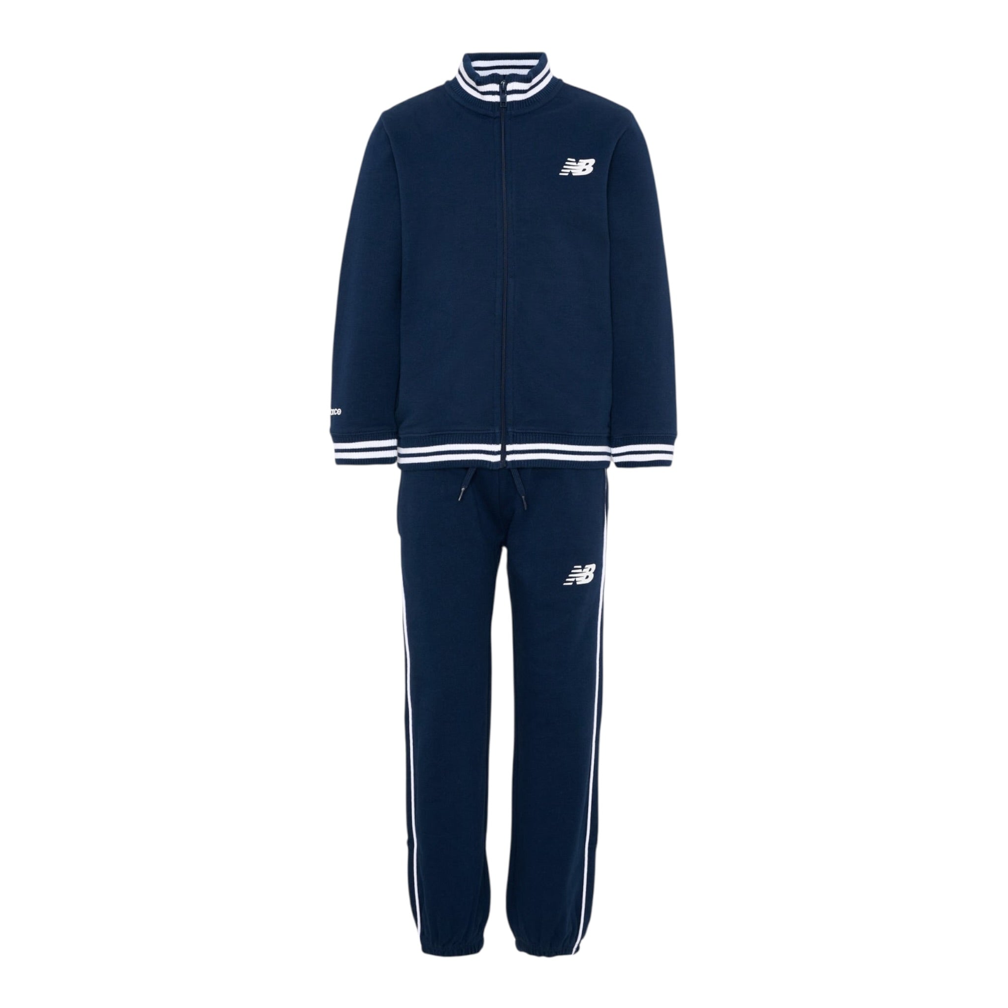 New Balance Completo 2 Pezzi Felpa-Pantalone tinta unita Blu per Bambino LAKB0311 BLU NEW BALANCE 