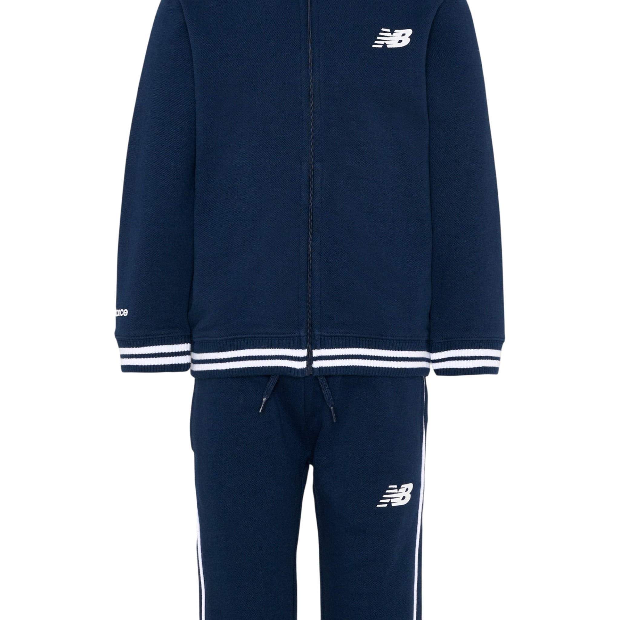 New Balance Completo 2 Pezzi Felpa-Pantalone tinta unita Blu per Neonato LAKB0311N BLU NEW BALANCE 