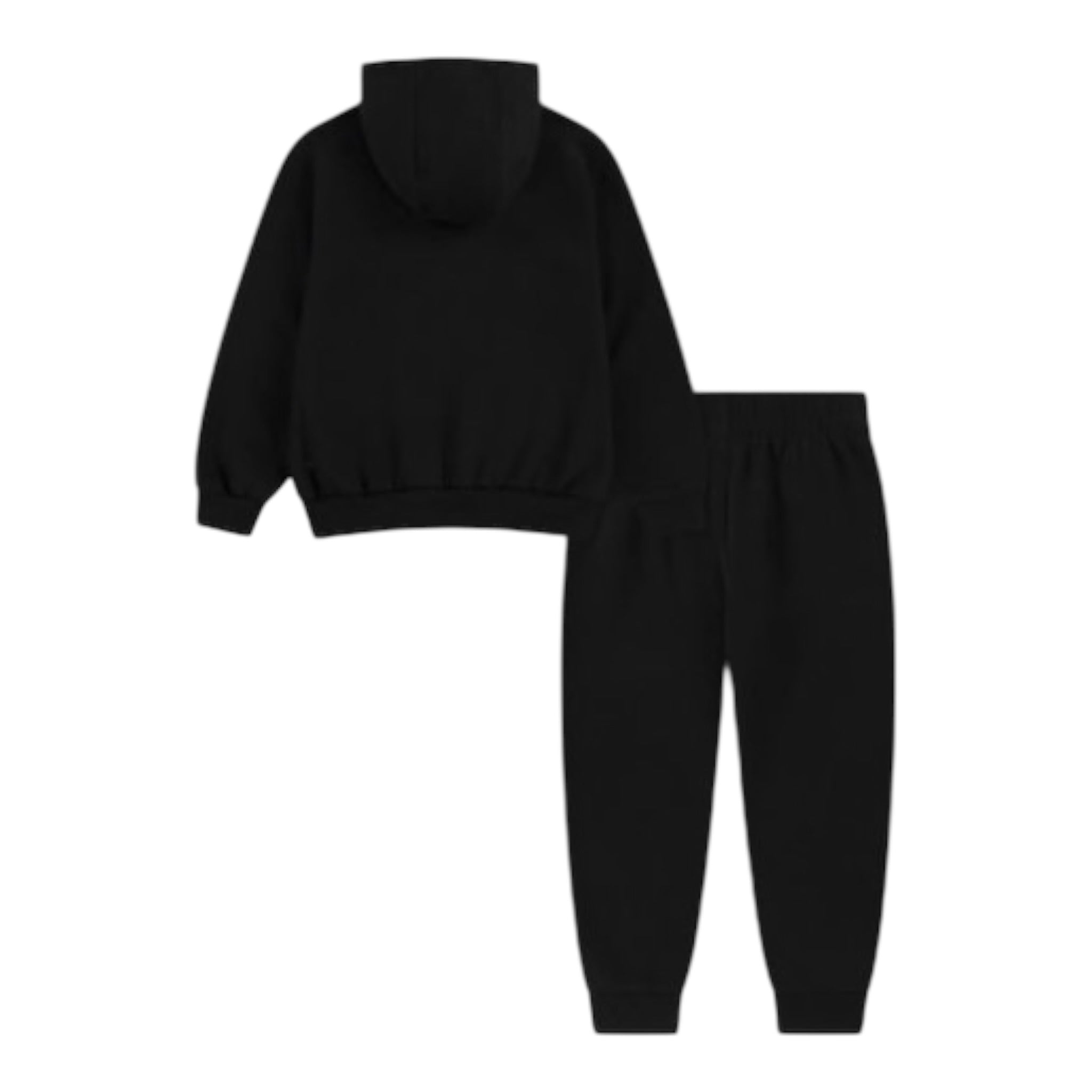 Nike Completo 2 Pezzi Felpa-Pantalone tinta unita Nero per Neonato 66N241 NERO NIKE 
