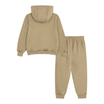Nike Completo 2 Pezzi Felpa-Pantalone tinta unita Beige per Neonato 66N241X BEIGE NIKE 