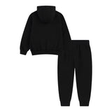 Nike Completo 2 Pezzi Felpa-Pantalone tinta unita Nero per Neonato 66N241X NERO NIKE 