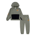 Nike Completo 2Pz Felpa-Pantalone Verde per Bambino 66N496J VERDE NIKE 