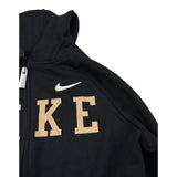 Nike Felpa con Zip E Cappuccio tinta unita con Logo Nero per Bambino 9Q1097 NERO NIKE 