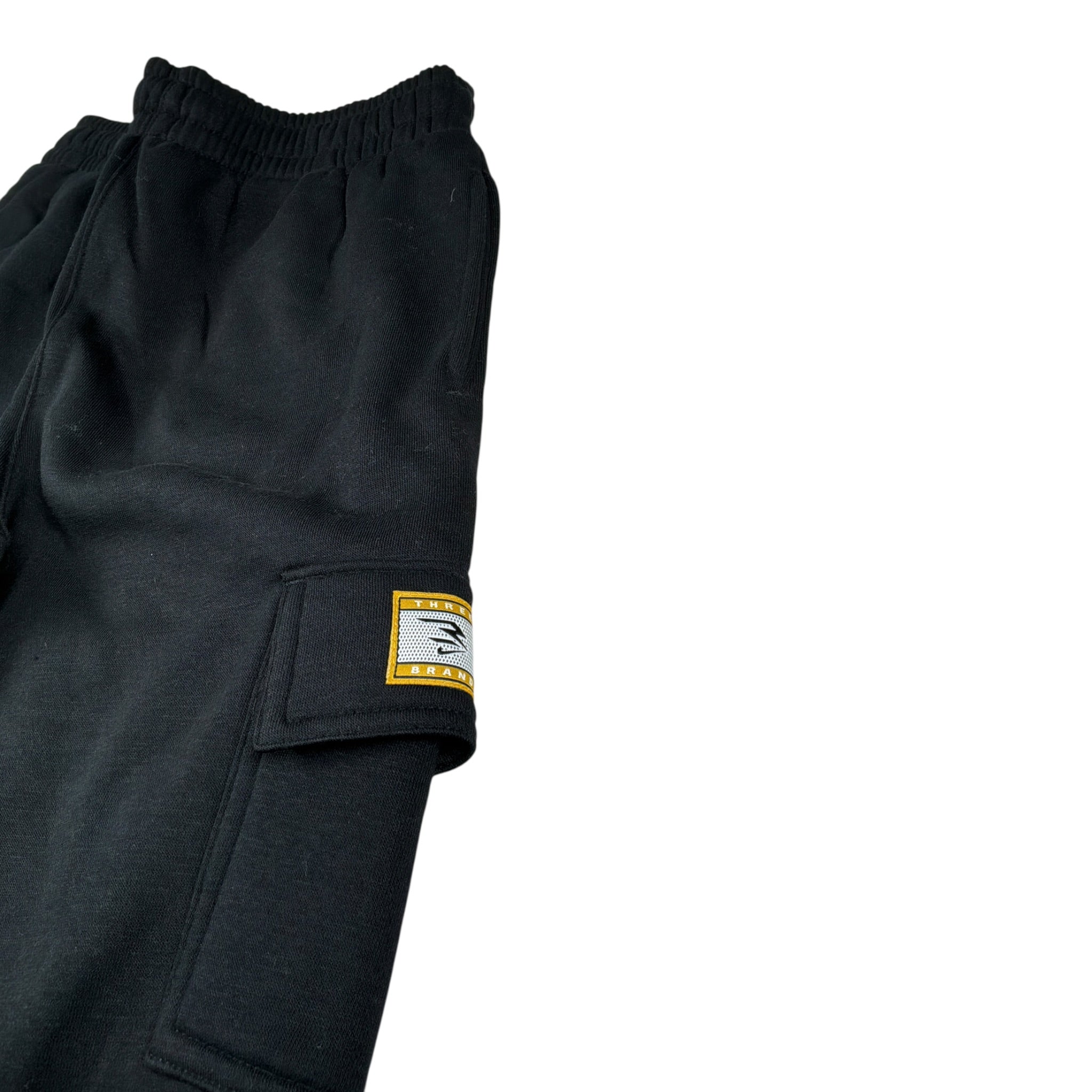 Nike Pantalone Tuta tinta unita con Logo E Tasconi Nero per Bambino 9Q1210X NERO NIKE 