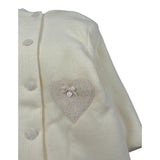Ninnaoh Cappotto tinta unita con Cappuccio Panna per Bambina I25CAP702XJ PANNA NINNAOH 