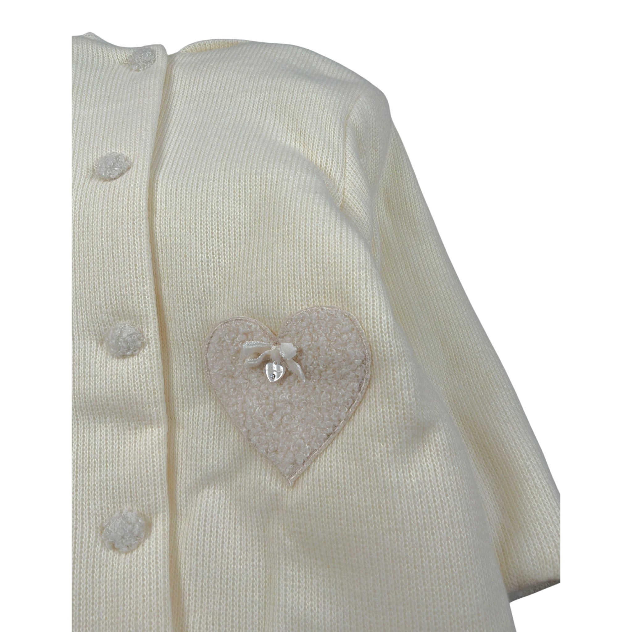 Ninnaoh Cappotto tinta unita con Cappuccio Panna per Neonata I25CAP702X PANNA NINNAOH 