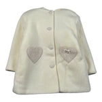 Ninnaoh Cappotto tinta unita con Cappuccio Panna per Neonata I25CAP702X PANNA NINNAOH 