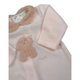 Ninnaoh Tutina tinta unita con Pelliccia Rosa per Neonata I25T8 ROSA NINNAOH 