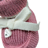 Ninnaoh Babbucce tinta unita In Filo Rosa per Neonata NH219757 ROSA NINNAOH 