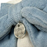 Ninnaoh Cappello tinta unita con Fiocco Bianco/Azzurro per Neonata PR219758 BIANCO/AZZURRO NINNAOH 