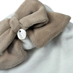 Ninnaoh Cappello tinta unita con Fiocco Bianco/Beige per Neonata PR219758 BIANCO/BEIGE NINNAOH 