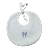Ninnaoh Bavetta Bicolore con Stampa Bianco/Azzurro per Neonata PR219760 BIANCO/AZZURRO NINNAOH 