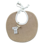 Ninnaoh Bavetta Bicolore con Stampa Bianco/Beige per Neonata PR219760 BIANCO/BEIGE NINNAOH 