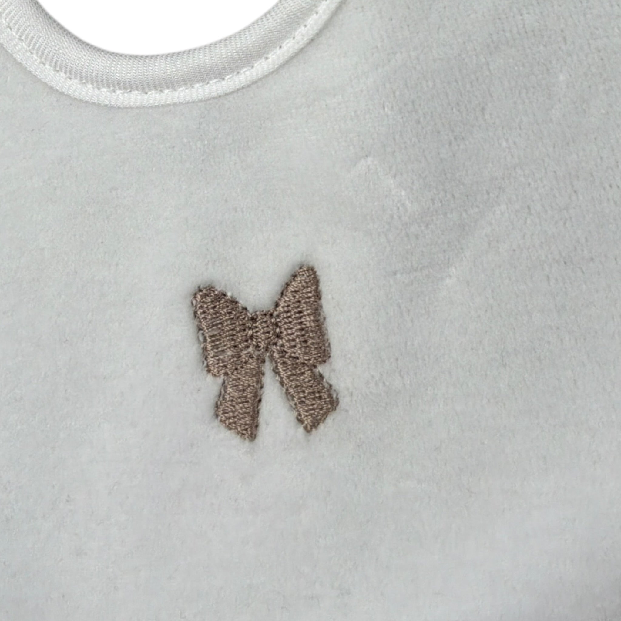 Ninnaoh Bavetta Bicolore con Stampa Bianco/Beige per Neonata PR219760 BIANCO/BEIGE NINNAOH 