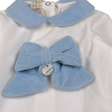 Ninnaoh Completo 2Pz Maglia-Ghettina Bicolore Bianco/Azzurro per Neonata U25PLC25V BIANCO/AZZURRO NINNAOH 