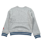 North Sails Felpa tinta unita Girocollo con Stampa Grigio per Bambino NBA26002FE GRIGIO NORTH SAILS 