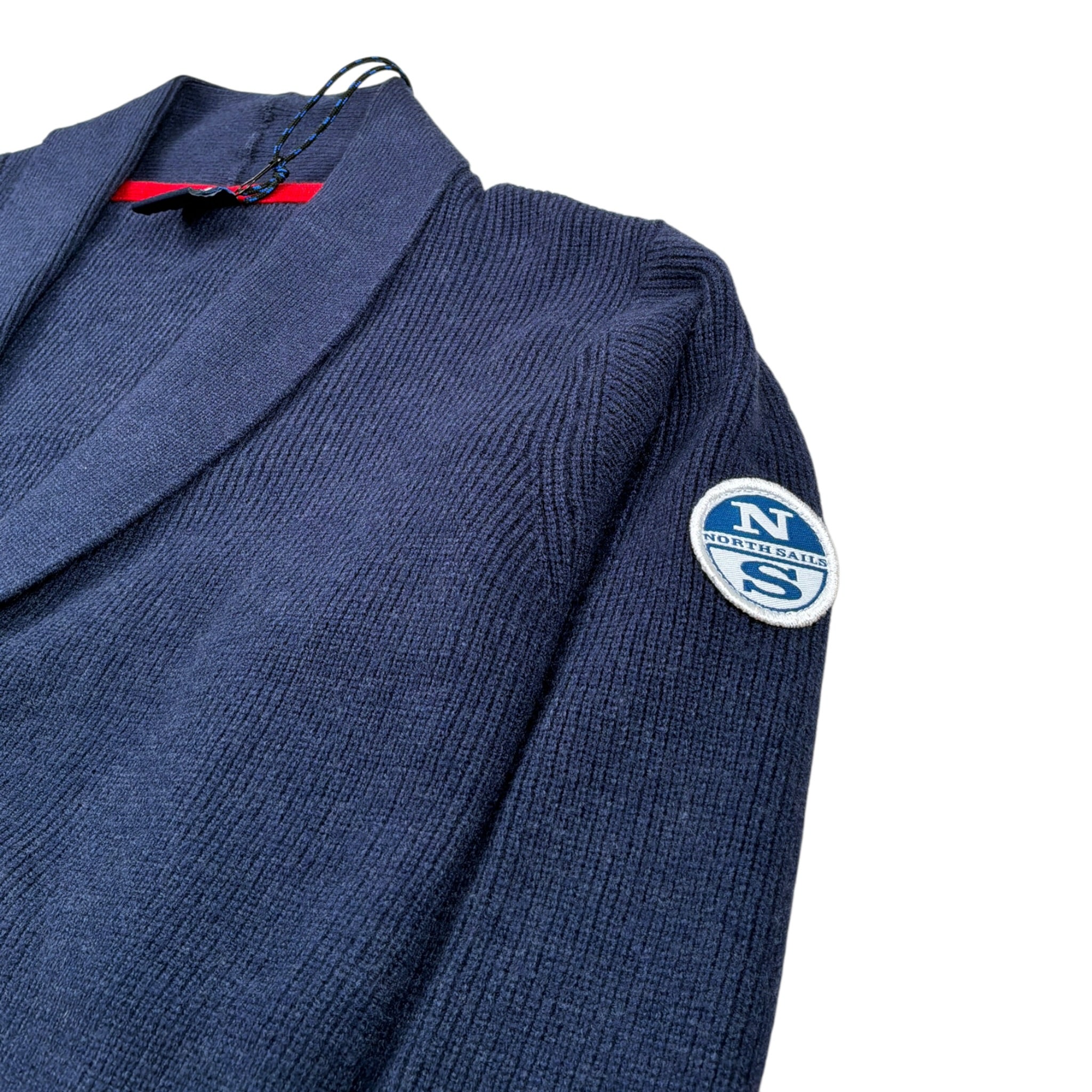 North Sails Cardigan tinta unita con Scollo A V Blu per Bambino NBA26008CD BLU NORTH SAILS 