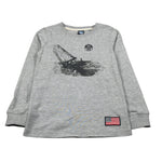 North Sails Shirt Girocollo tinta unita con Logo Grigio per Bambino NBA26013TS GRIGIO NORTH SAILS 
