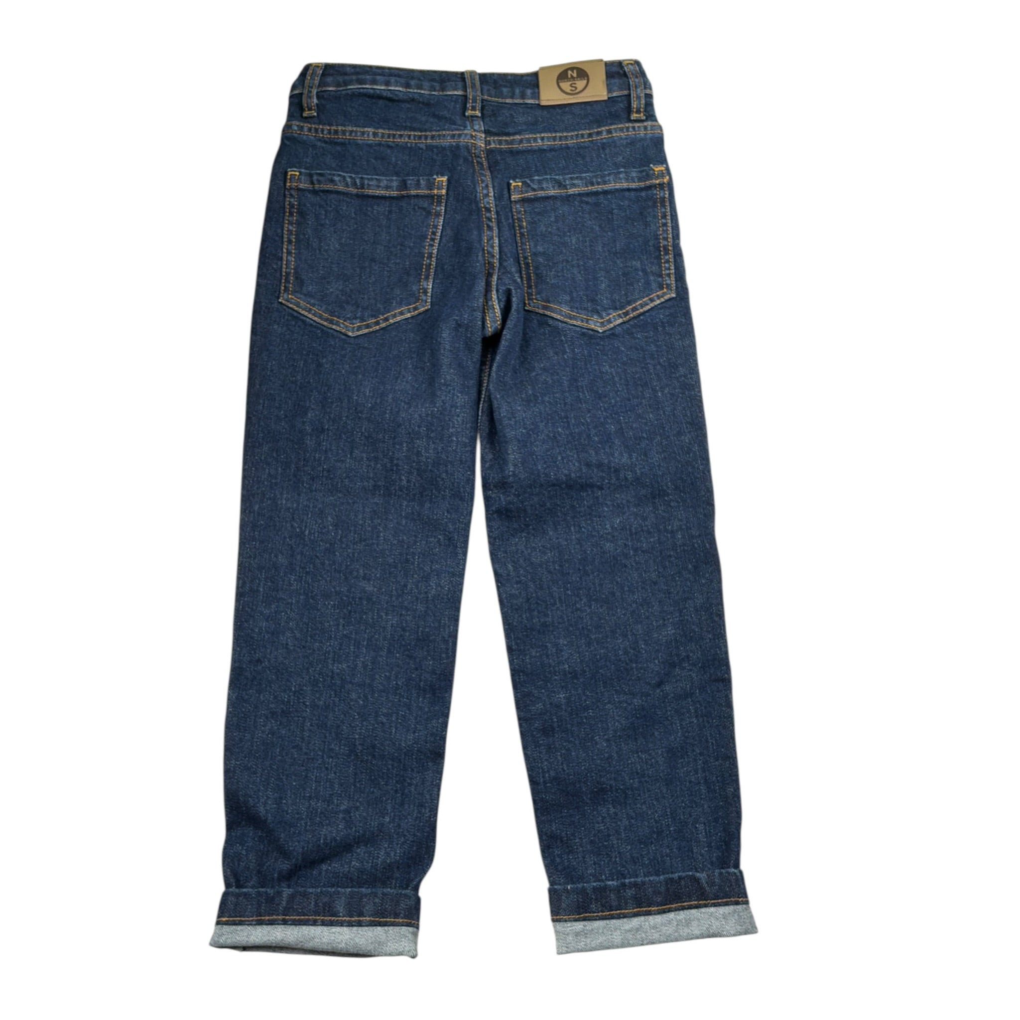 North Sails Jeans tinta unita con Girovita Regolabile Blu per Bambino NBA26015JE BLU NORTH SAILS 
