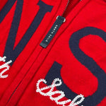 North Sails Maglia tinta unita con Zip E Stampa Rosso per Bambino NBA26022CD ROSSO NORTH SAILS 