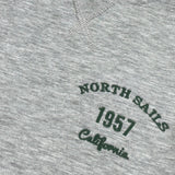 North Sails Felpa tinta unita Girocollo con Stampa Grigio per Bambino NBA26023FE GRIGIO NORTH SAILS 