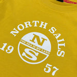 North Sails Shirt tinta unita con Stampa Giallo per Bambino NBA26024TS GIALLO NORTH SAILS 