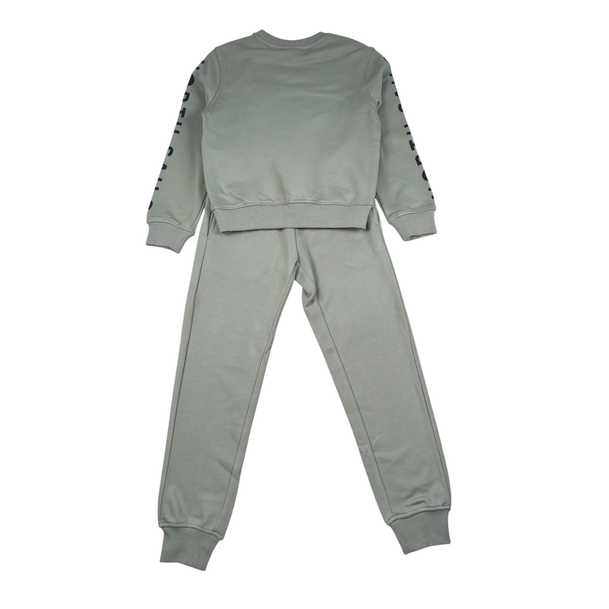 North Sails Completo 2 Pezzi Felpa-Pantalone tinta unita Verde per Bambino NBA26043CF VERDE NORTH SAILS 