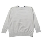 North Sails Maglia Girocollo tinta unita con Logo Grigio per Bambino NBA26048MA GRIGIO NORTH SAILS 