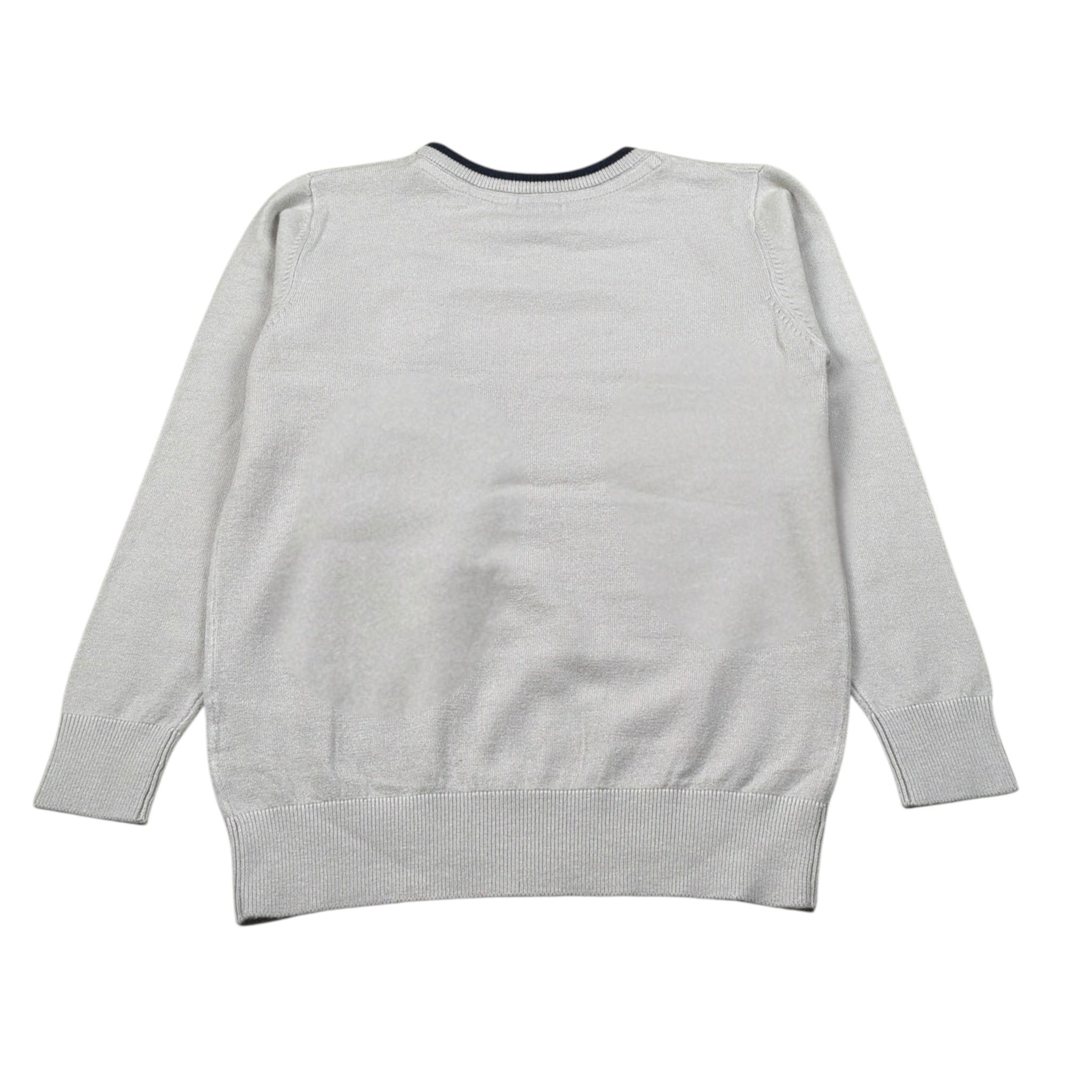 North Sails Maglia Girocollo tinta unita con Logo Grigio per Bambino NBA26048MA GRIGIO NORTH SAILS 