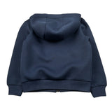 North Sails Felpa tinta unita con Zip E Cappuccio Blu per Bambino NBA26049FE BLU NORTH SAILS 