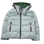 North Sails Giubbino tinta unita con Zip E Cappuccio Azzurro per Bambino NBA26054PI AZZURRO NORTH SAILS 