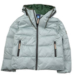North Sails Giubbino tinta unita con Zip E Cappuccio Azzurro per Bambino NBA26054PI AZZURRO NORTH SAILS 