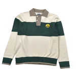 North Sails Polo Bicolore con Fantasia A Righe Panna per Bambino NBA26056PO PANNA NORTH SAILS 