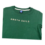 North Sails T-Shirt tinta unita con Stampa Verde per Bambino NBA26058TS VERDE NORTH SAILS 