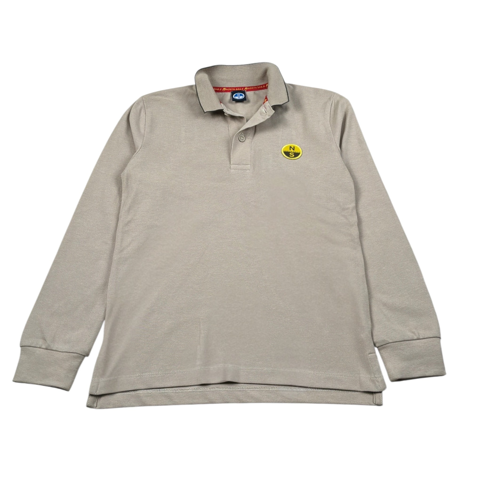 North Sails Polo Manica Lunga tinta unita Beige per Bambino NBA26066PO BEIGE NORTH SAILS 