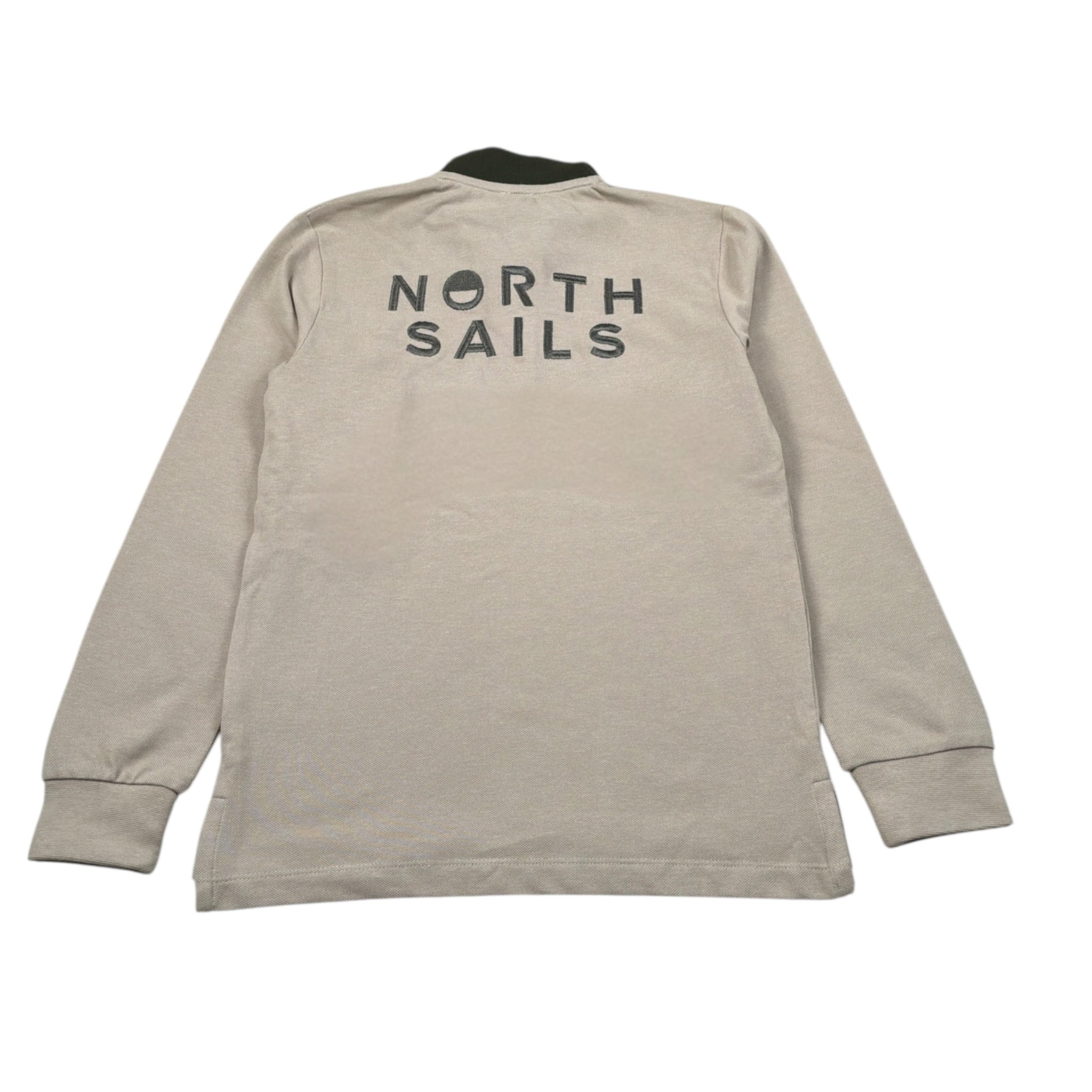 North Sails Polo Manica Lunga tinta unita Beige per Bambino NBA26066PO BEIGE NORTH SAILS 