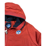 North Sails Giubbino tinta unita con Cappuccio Rosso per Bambino NBA26075GB ROSSO NORTH SAILS 