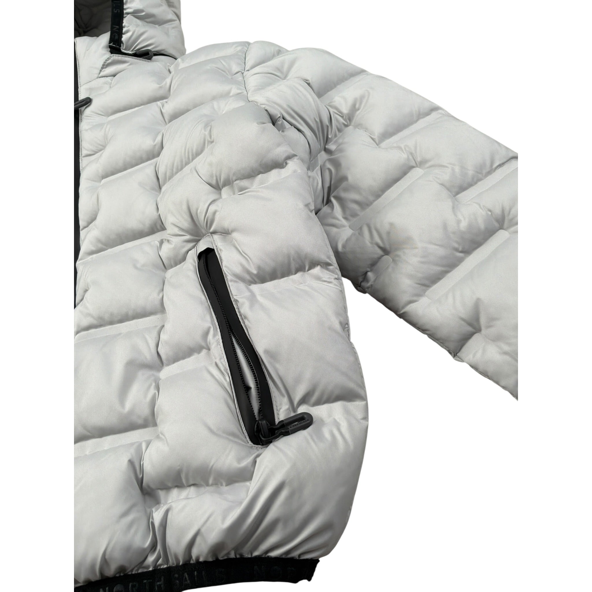 North Sails Giubbino tinta unita con Logo Grigio per Bambino NBA26098PI GRIGIO NORTH SAILS 
