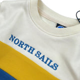 North Sails Felpa tinta unita con Stampa Panna per Neonato NIA26003FE PANNA NORTH SAILS 