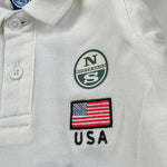 North Sails Polo tinta unita con Logo Bianco per Neonato NIA26006PO BIANCO NORTH SAILS 