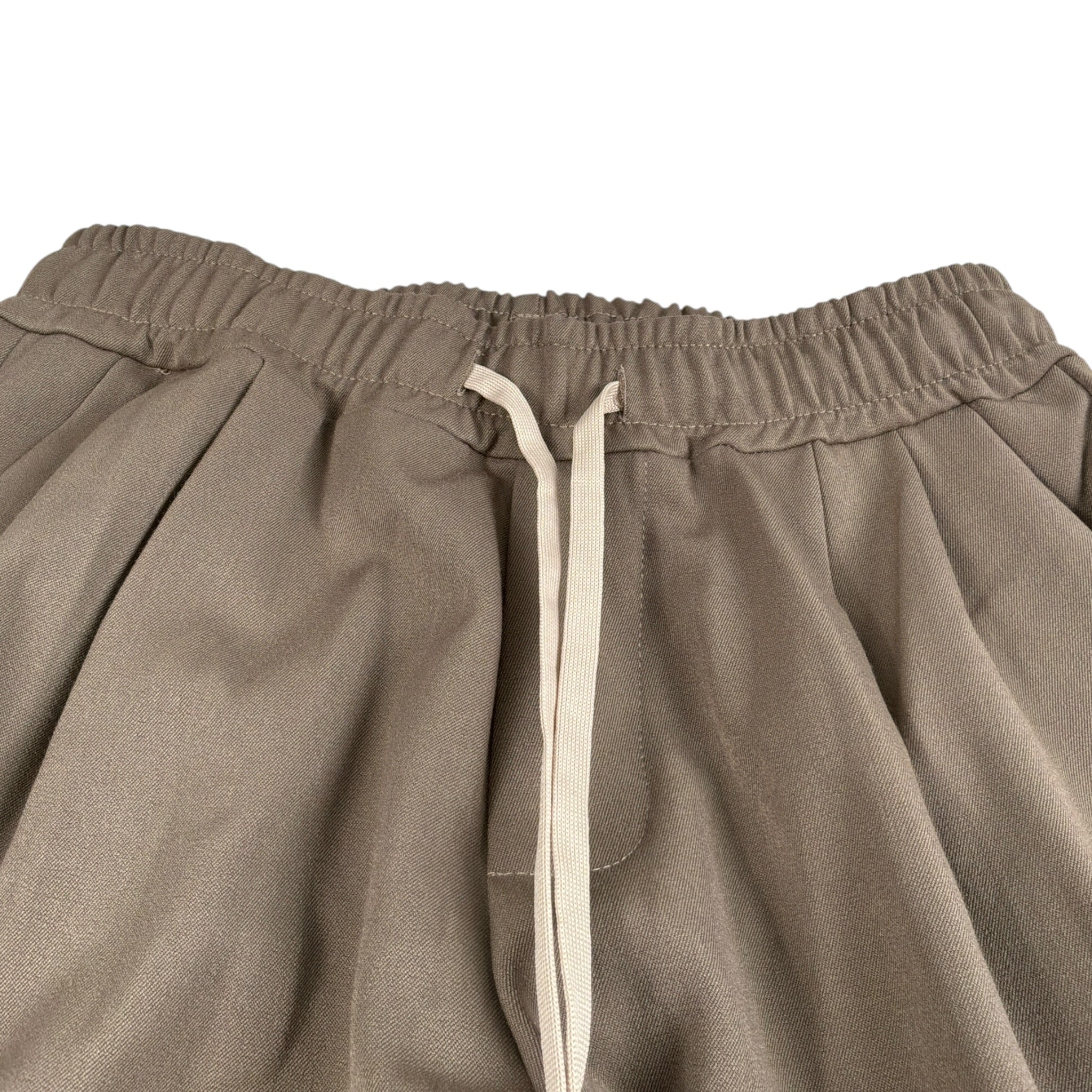 Numbers Pantalone Tuta tinta unita con Elastico In Vita Fango per Bambino PA123 FANGO NUMBERS 