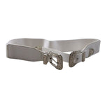 Nunzia Corinna Cintura tinta unita con Doppia Fibia Bianco per Bambina NJ3715790 BIANCO NUNZIA CORINNA 