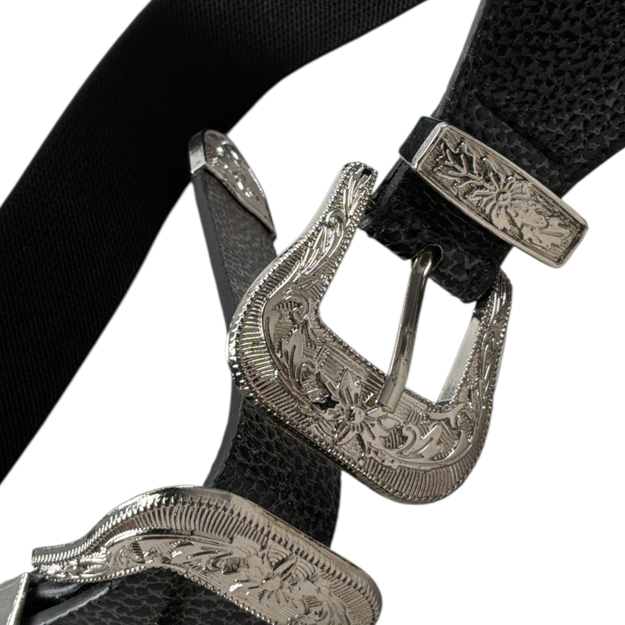 Nunzia Corinna Cintura tinta unita con Doppia Fibia Nero per Bambina NJ3715790 NERO NUNZIA CORINNA 