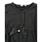 O'Livia New York Cardigan tinta unita Nero per Bambina 9077 NERO O'LIVIA NEW YORK 