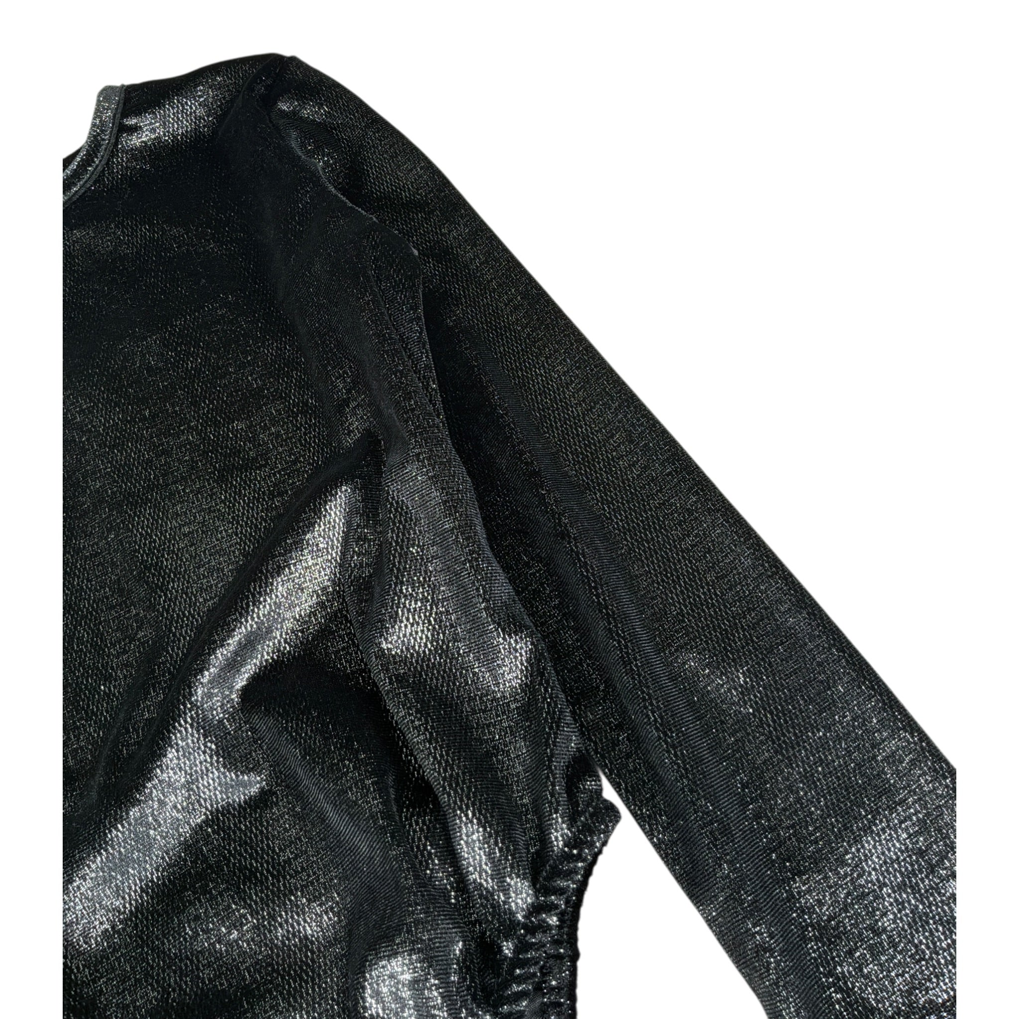 Odi Et Amo Body tinta unita Manica Lunga Nero per Bambina ODJBD16001 NERO ODI ET AMO 