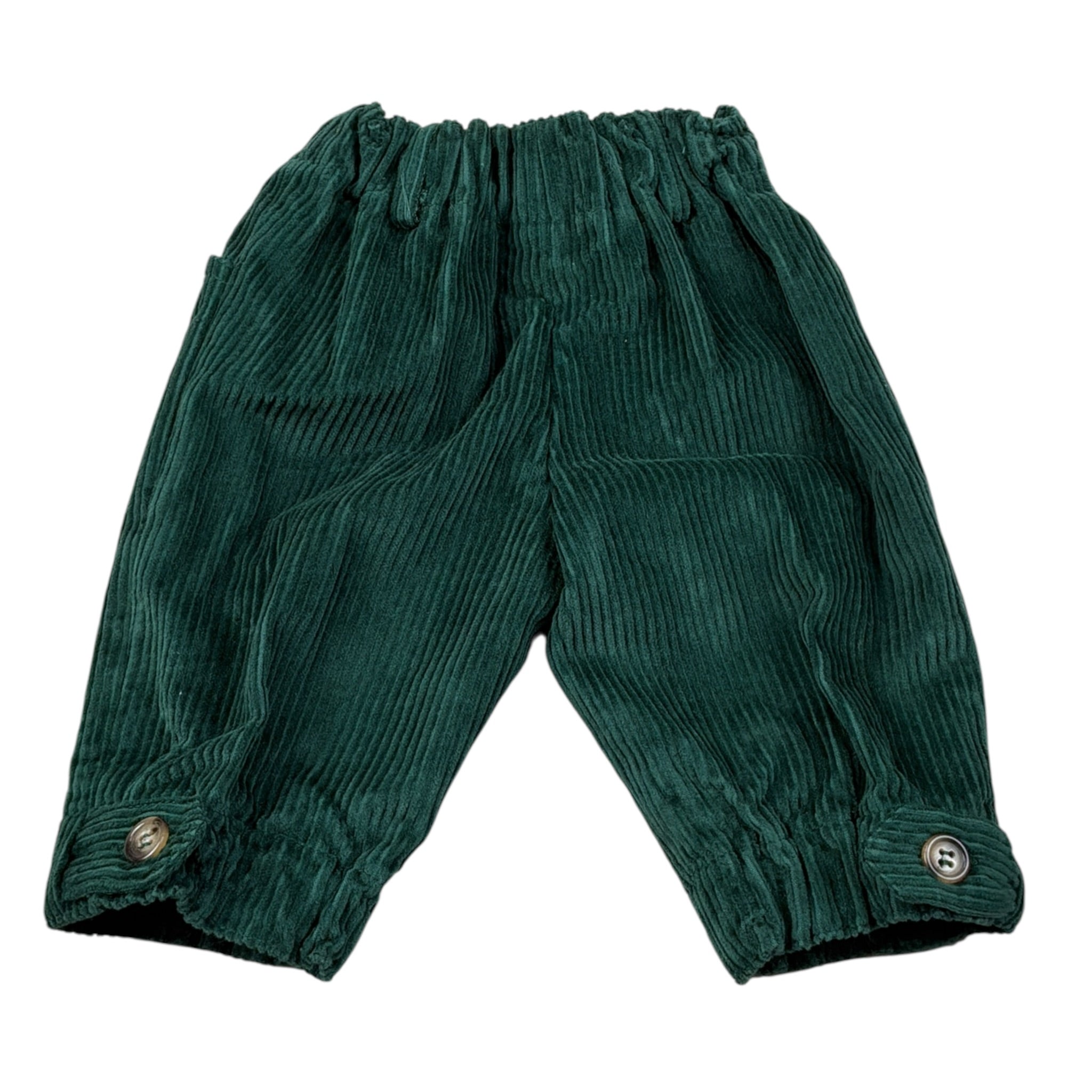 Paio Crippa Bermuda tinta unita con Elastico In Vita Verde per Bambino ROCCIA VERDE PAIO CRIPPA 