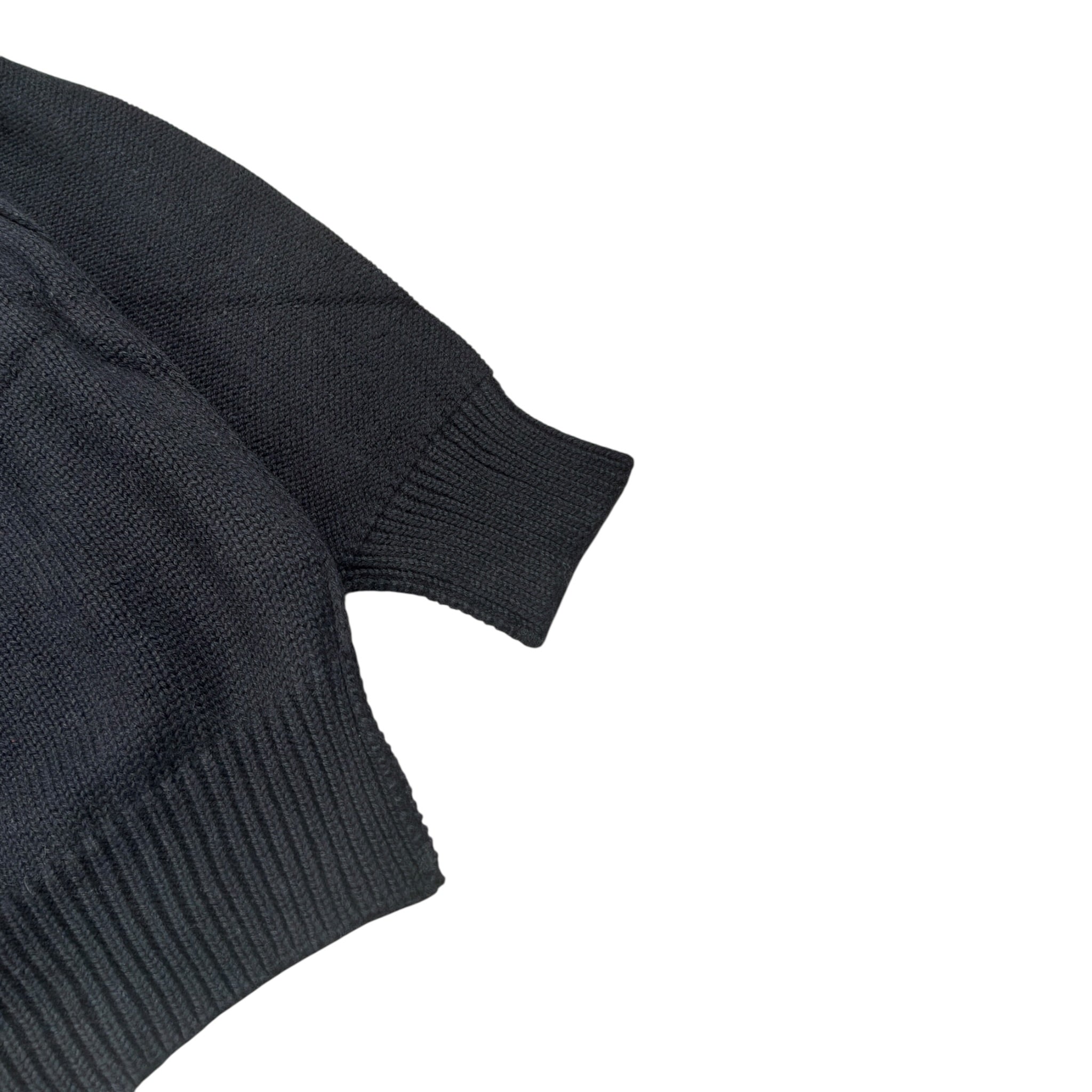 Palm Angels Cardigan tinta unita con Stampa Nero per Bambino PBHB004F24KNI00110001 NERO PALM ANGELS 