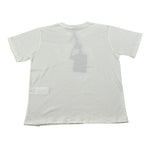 Paolo Pecora T-Shirt Girocollo tinta unita con Logo Panna per Bambino PP3738 PANNA PAOLO PECORA 