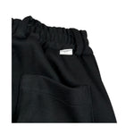 Paolo Pecora Pantalone tinta unita con Elastico In Vita Nero per Bambino PP3802 NERO PAOLO PECORA 