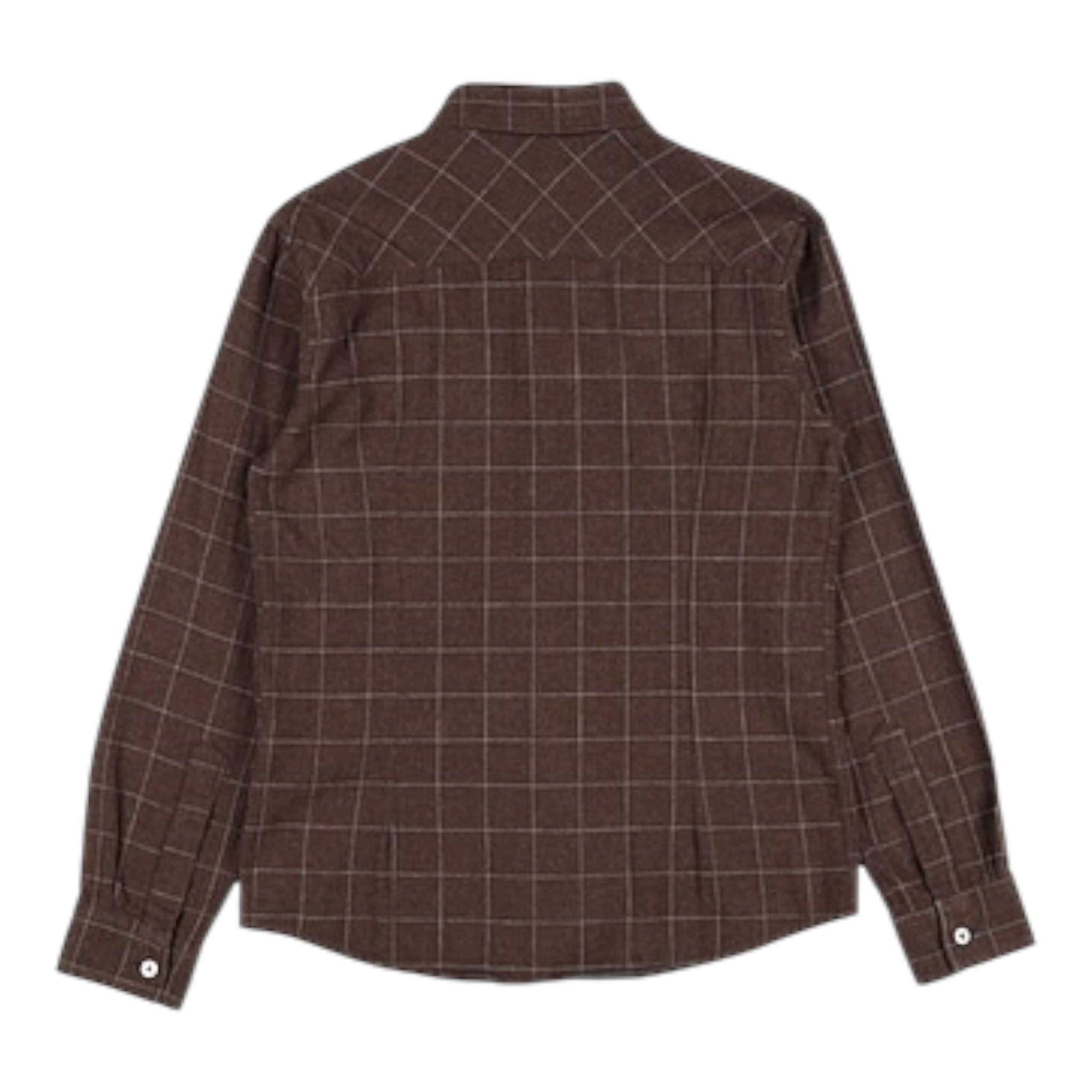 Paolo Pecora Camicia Manica Lunga tinta unita Marrone per Bambino PP3813X MARRONE PAOLO PECORA 